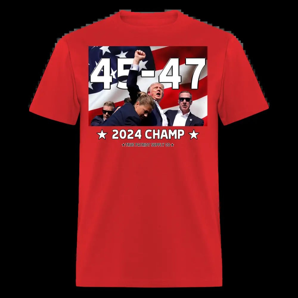 Trump 45 - 47 2024 Champ Unisex Classic T-Shirt