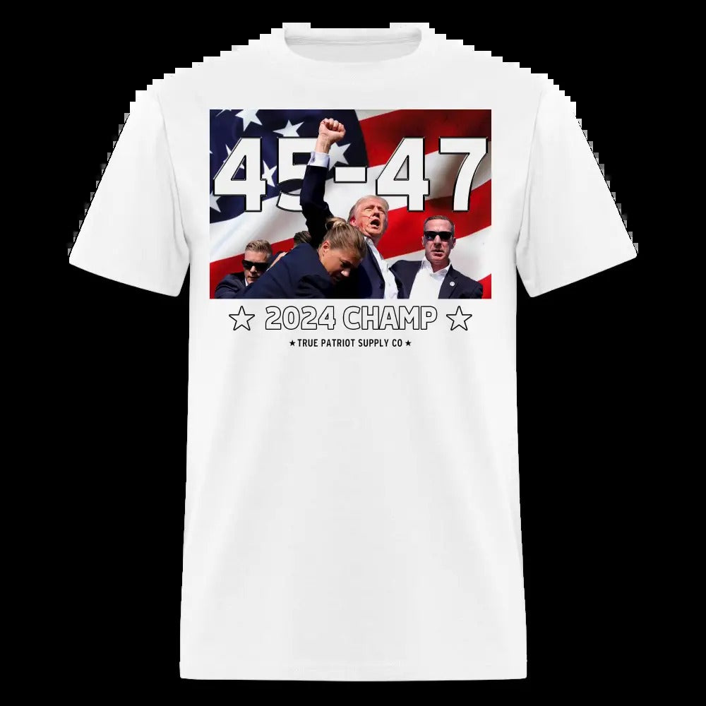 Trump 45 - 47 2024 Champ Unisex Classic T-Shirt