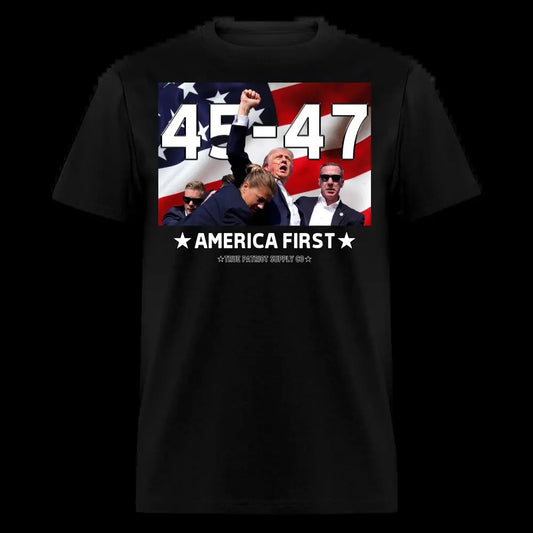 Trump 45 - 47 America First Unisex Classic T-Shirt