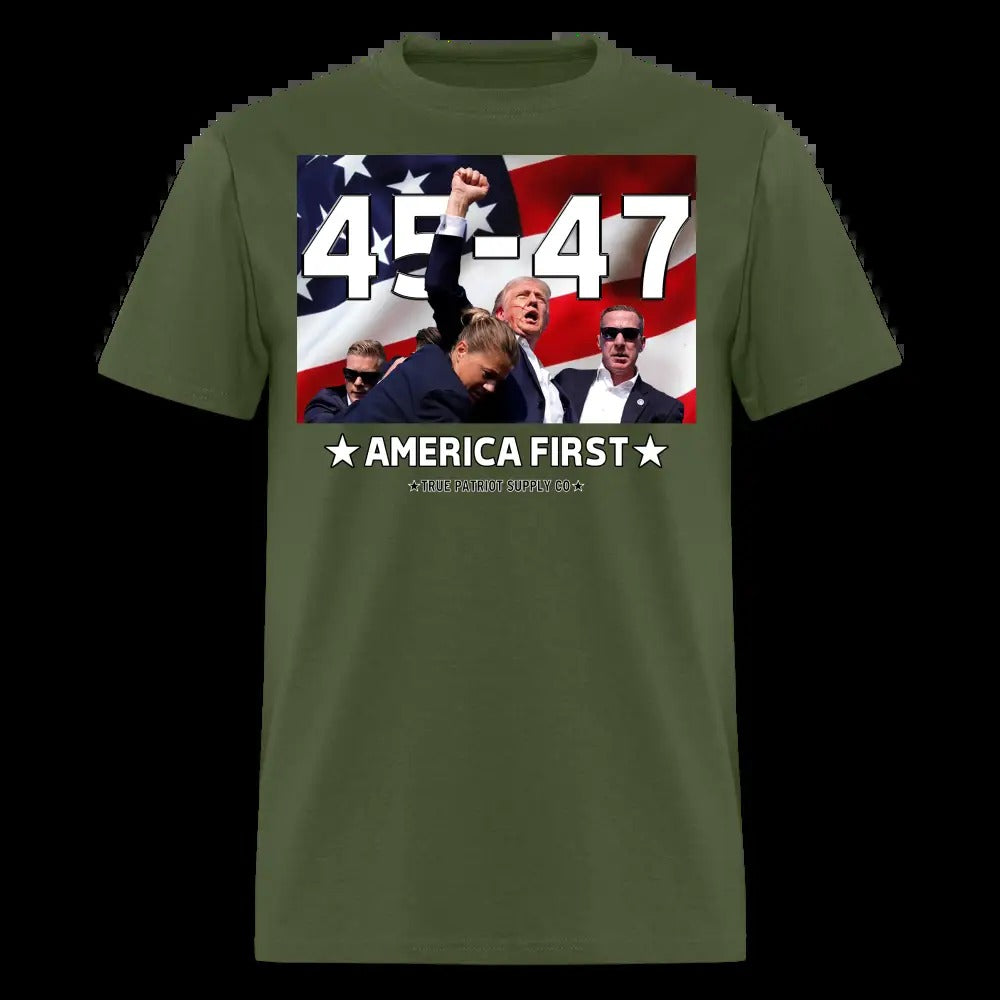 Trump 45 - 47 America First Unisex Classic T-Shirt