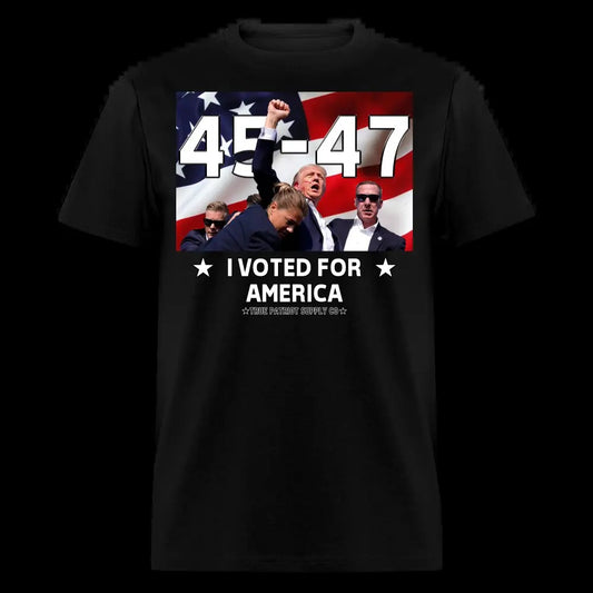Trump 45 - 47 I Voted For America Unisex Classic T-Shirt