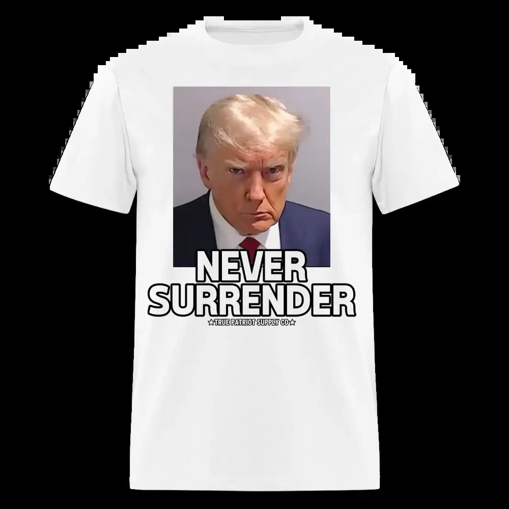 Trump Mugshot Never Surrender Unisex Classic T-Shirt