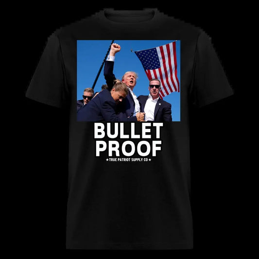 Trump Shot Assassination Attempt Bullet Proof Fist Raised Unisex Classic T-Shirt