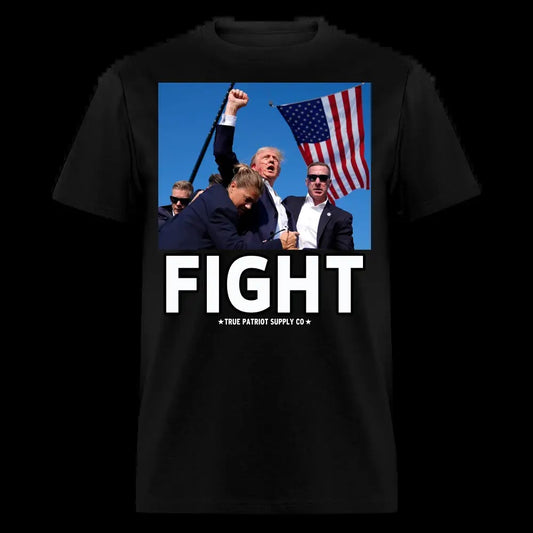 Trump Shot Assassination Attempt FIGHT Fist Raised Unisex Classic T-Shirt