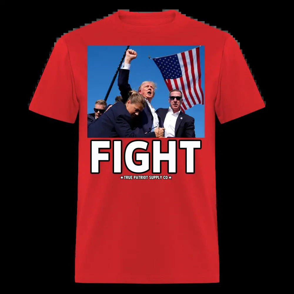 Trump Shot Assassination Attempt FIGHT Fist Raised Unisex Classic T-Shirt