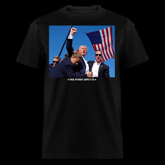 Trump Shot Assassination Attempt Fist Raised Unisex Classic T-Shirt