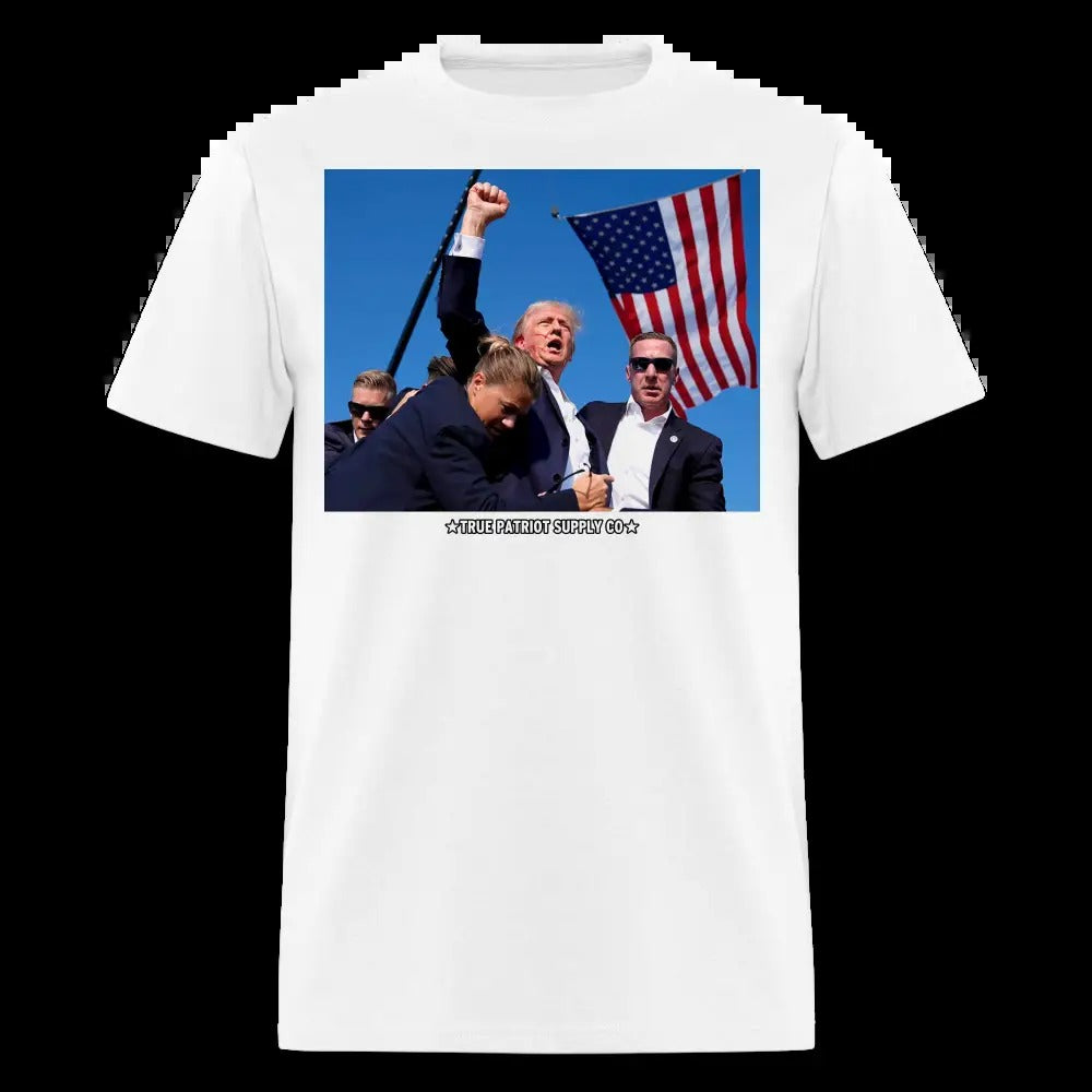 Trump Shot Assassination Attempt Fist Raised Unisex Classic T-Shirt