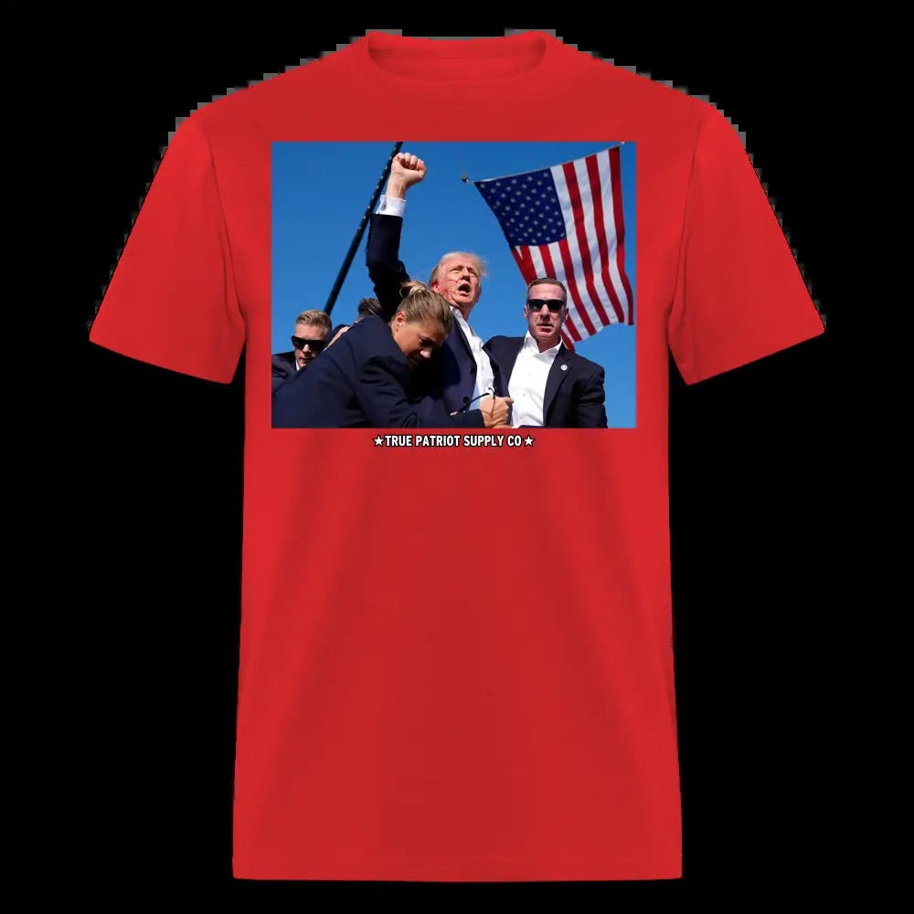Trump Shot Assassination Attempt Fist Raised Unisex Classic T-Shirt