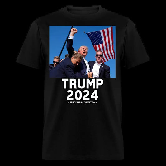 Trump Shot Assassination Attempt Trump 2024 Fist Raised Unisex Classic T-Shirt