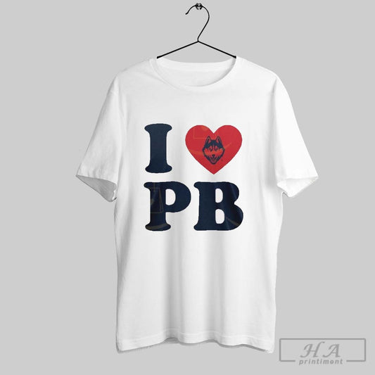 Uconn Huskies Paige Bueckers I Love Pb T Shirt