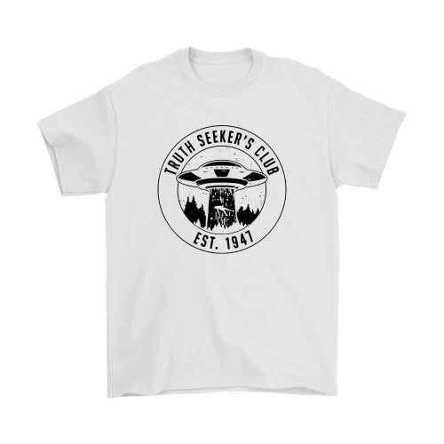 Ufo Truth Seekers Cool Alien Man's T-Shirt Tee
