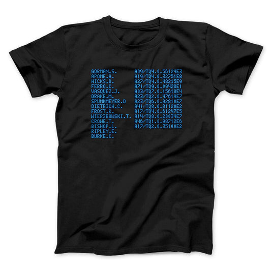 Uss Sulaco Crew List Men/Unisex T-Shirt