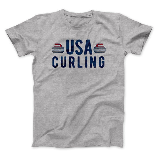 USA Curling Men/Unisex T-Shirt