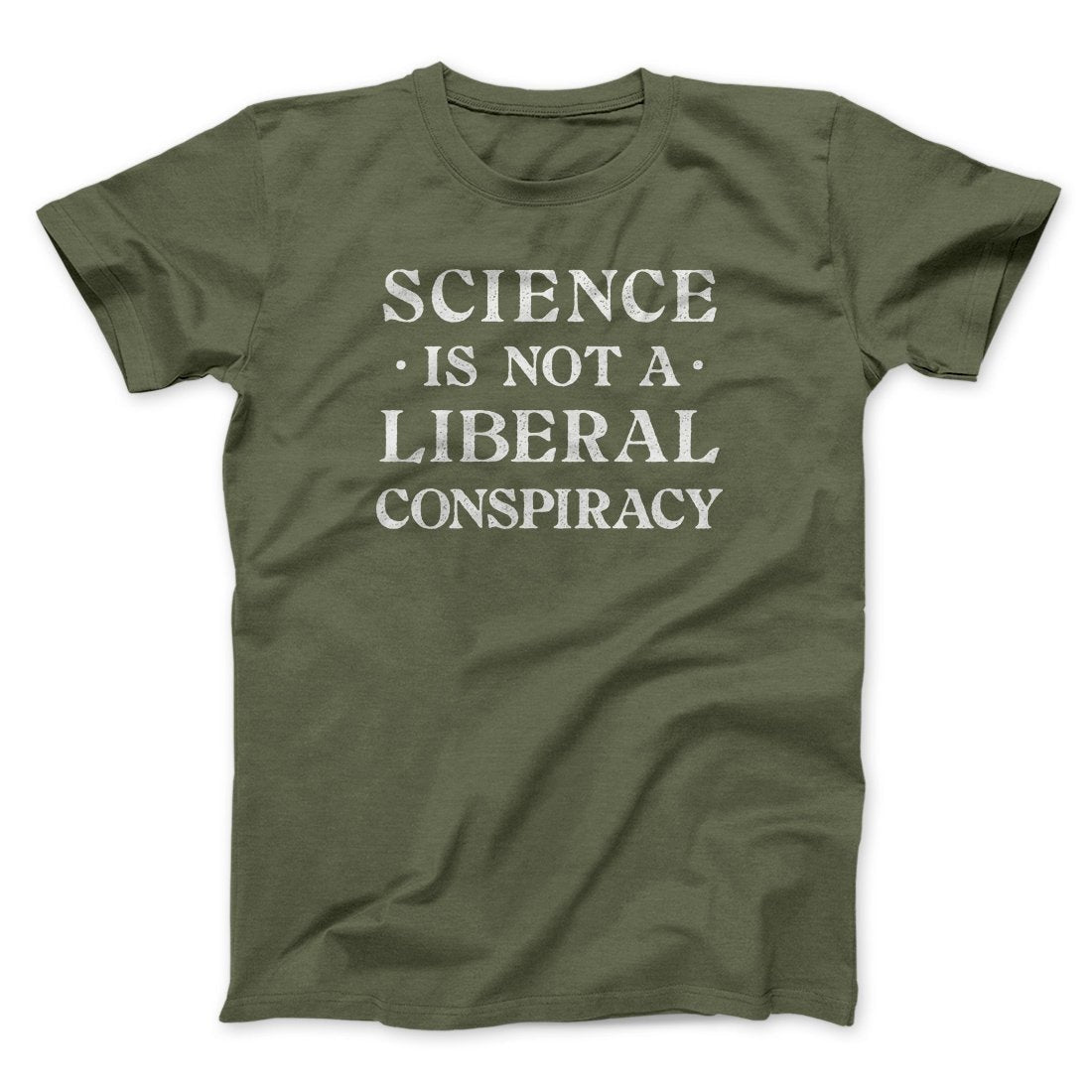 Science Is Not a Liberal Conspiracy Men/Unisex T-Shirt