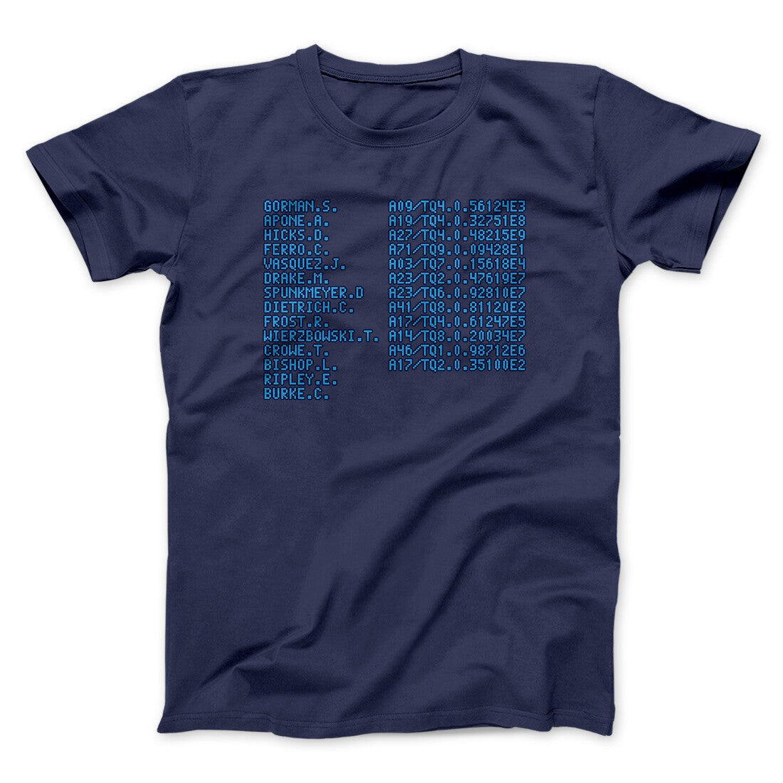 Uss Sulaco Crew List Men/Unisex T-Shirt