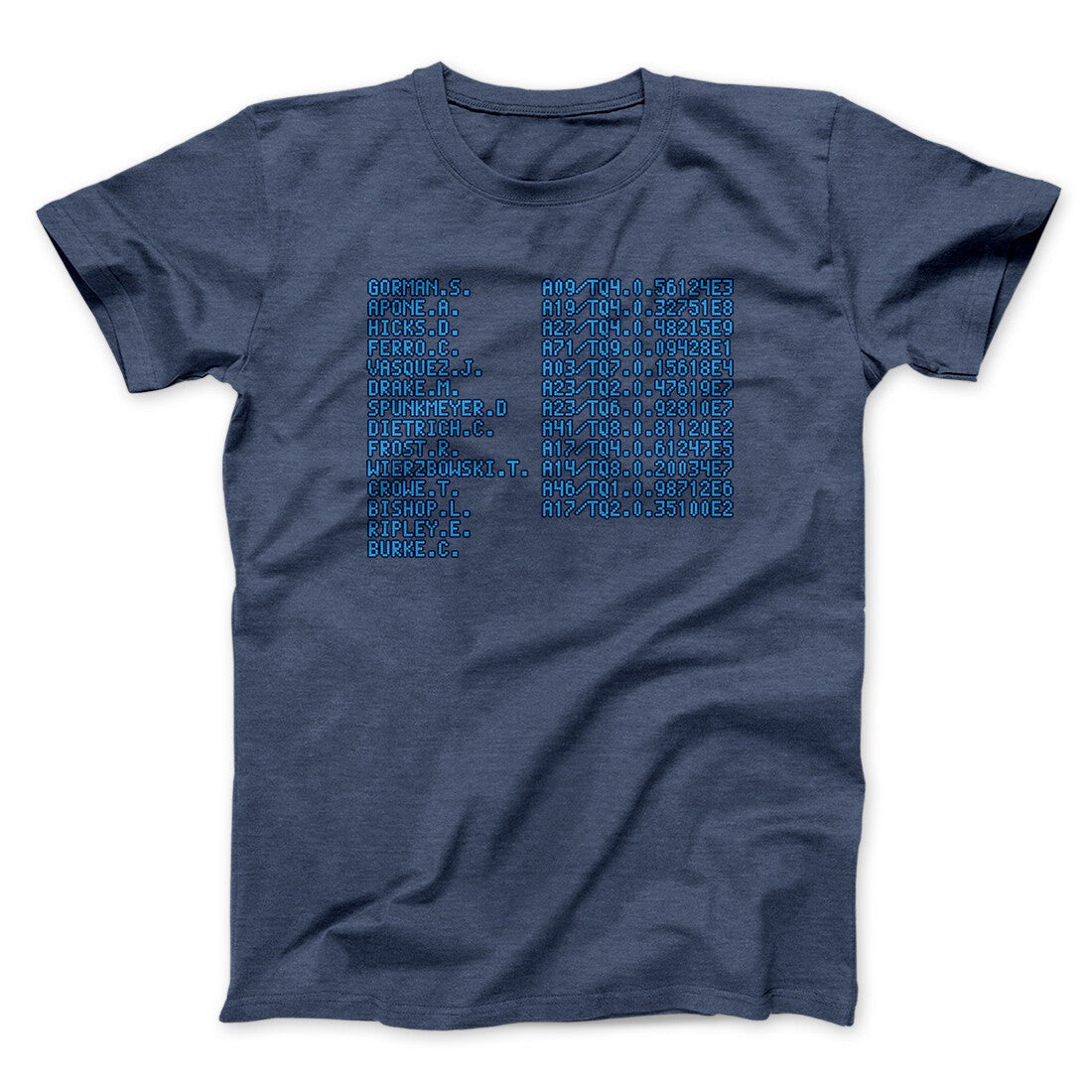 Uss Sulaco Crew List Men/Unisex T-Shirt
