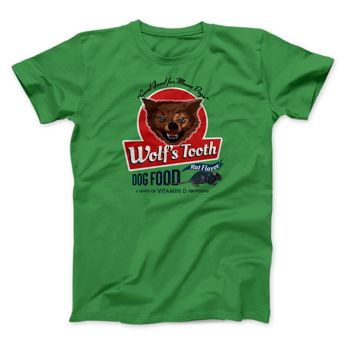 Wolf's Tooth Dog Food Funny Movie Men/Unisex T-Shirt