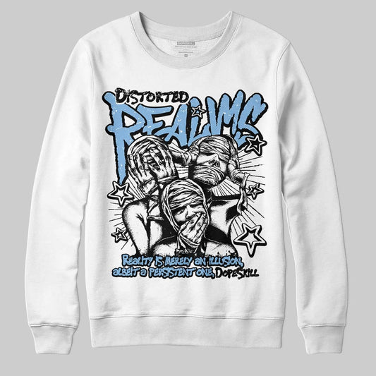 University Blue 6s DopeSkill Sweatshirt Distorted Realms Graphic