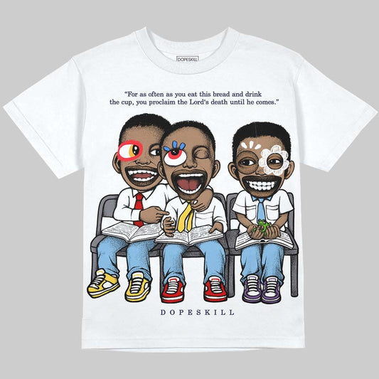 University Blue Collection DopeSkill Oversize Print T-Shirt First Sunday Graphic