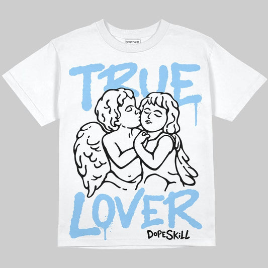 University Blue Collection DopeSkill Oversize Print T-Shirt True Lover Graphic