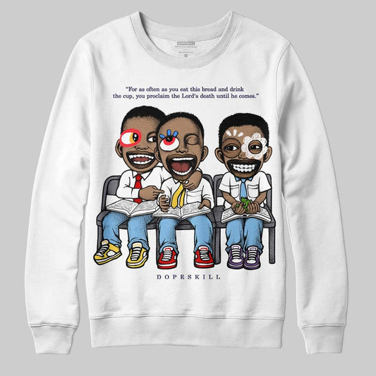 University Blue Collection DopeSkill Sweatshirt First Sunday Graphic