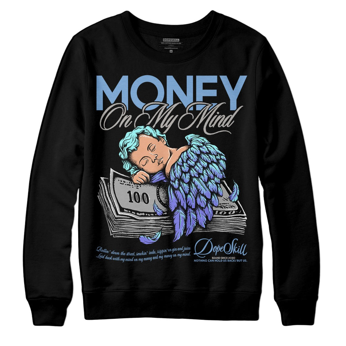 University Blue Collection DopeSkill Sweatshirt MOMM Graphic