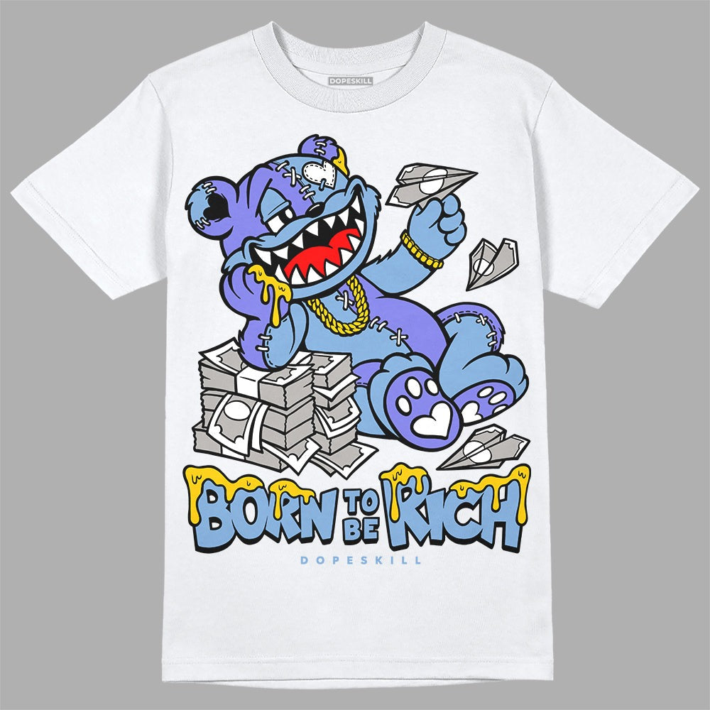 University Blue Collection DopeSkill T-Shirt Born To Be Rich Graphic