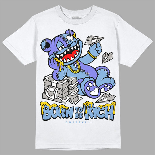 University Blue Collection DopeSkill T-Shirt Born To Be Rich Graphic