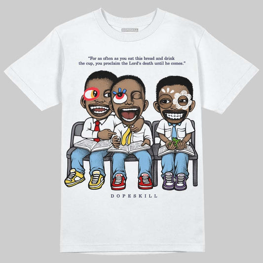 University Blue Collection DopeSkill T-Shirt First Sunday Graphic