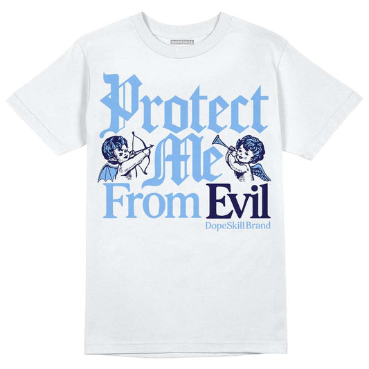 University Blue Collection DopeSkill T-Shirt Protect Me From Evil Graphic