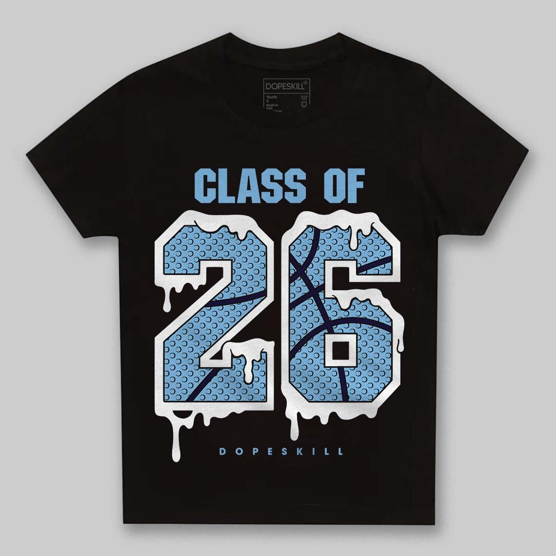 University Blue Collection DopeSkill Toddler Kids T-shirt 26 Drip Graphic