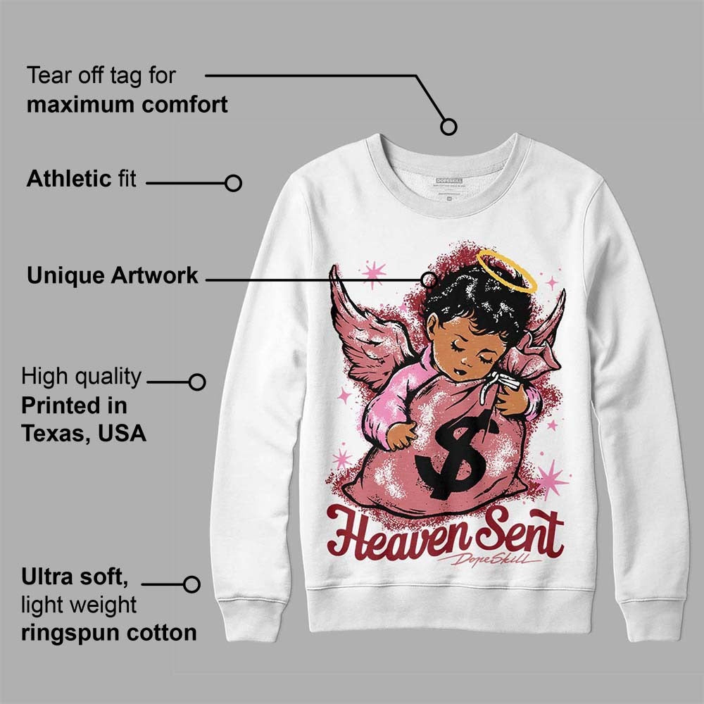 Valentine's Day Collection DopeSkill Sweatshirt Heaven Sent Graphic