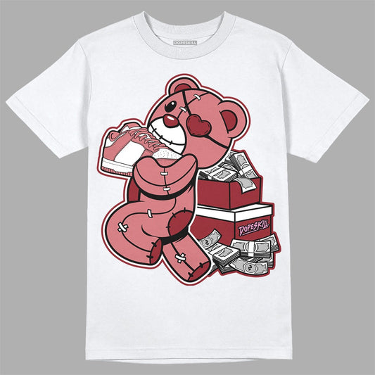 Valentine's Day Collection DopeSkill T-Shirt Bear Steals Sneaker Graphic