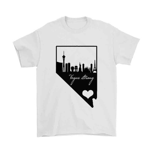 Vegas Srong Silhouette Man's T-Shirt Tee