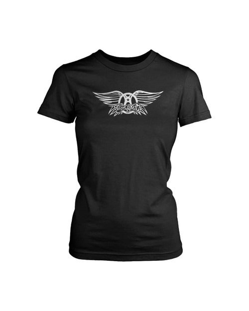 Vintage 90 Is Aerosmith Rock Band Music Logo Women's T-Shirt Tee