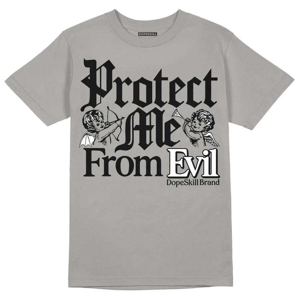 Wet Cement 4s DopeSkill Grey T-shirt Protect Me From Evil Graphic
