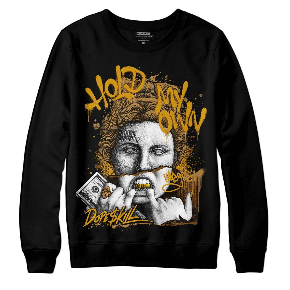 Wheat 13s DopeSkill Sweatshirt Hold My Own Graphic