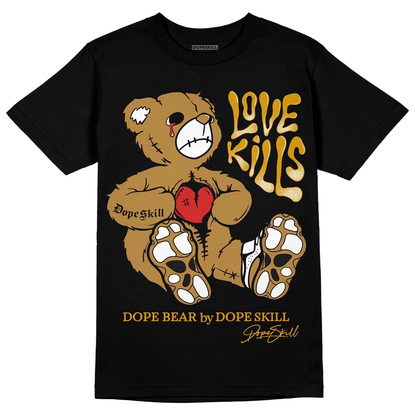 Wheat 13s DopeSkill T-Shirt Love Kills Graphic