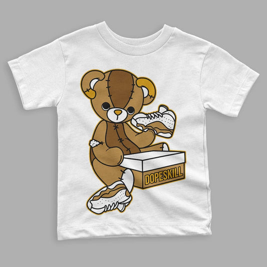 Wheat 13s DopeSkill Toddler Kids T-shirt Sneakerhead BEAR Graphic