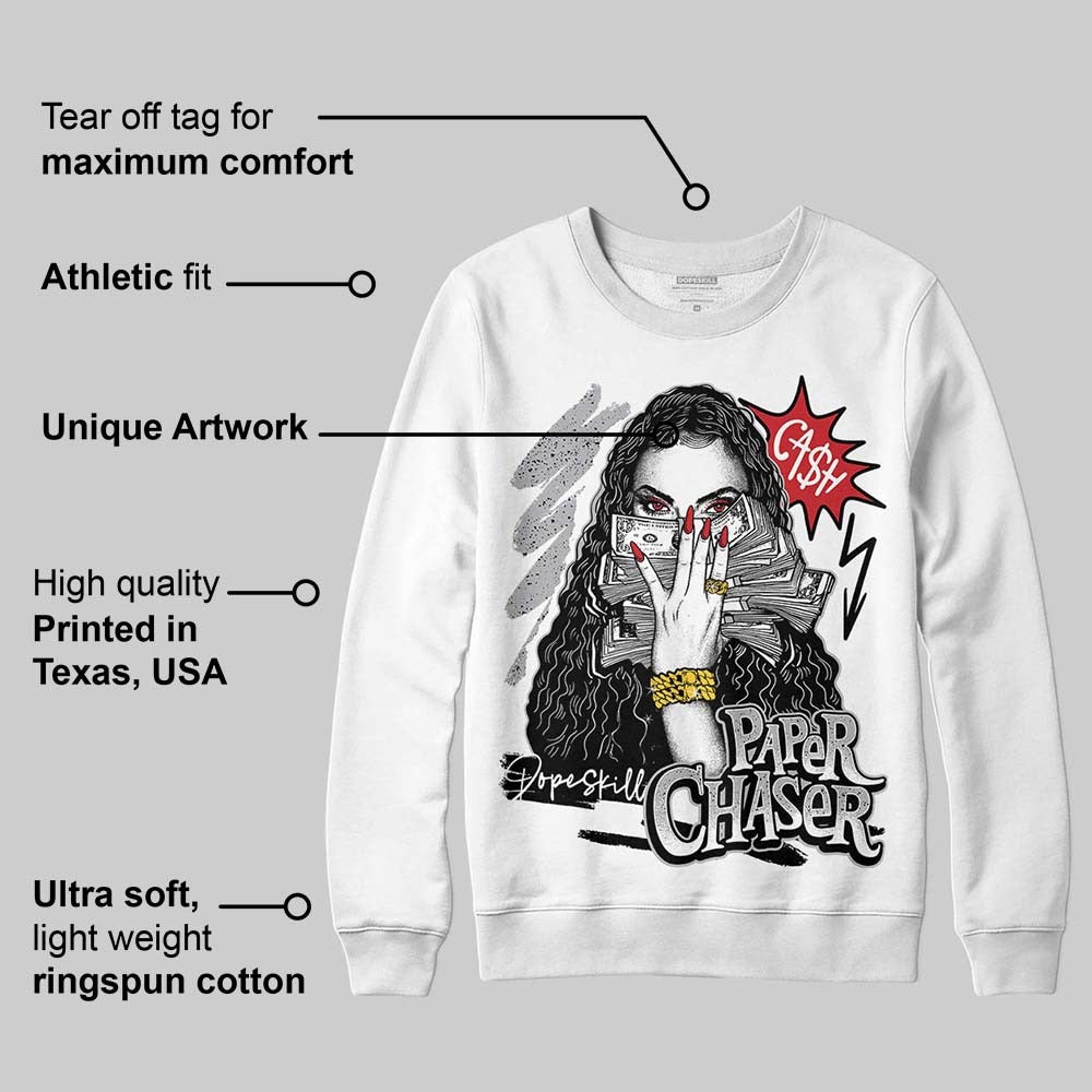 White Cement 4s DopeSkill Sweatshirt NPC Graphic
