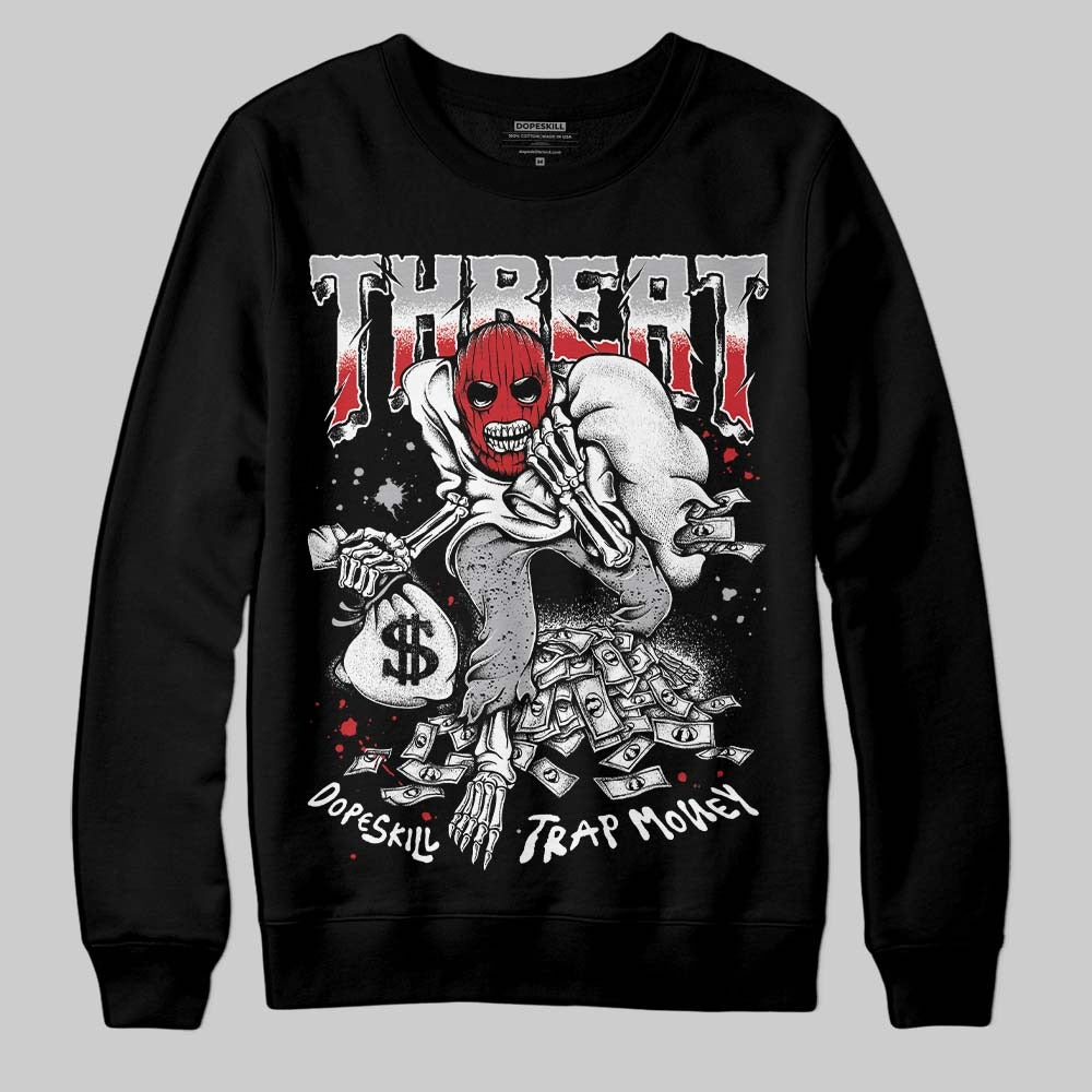 White Cement 4s DopeSkill Sweatshirt Threat Graphic