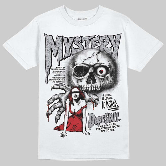 White Cement 4s DopeSkill T-Shirt Mystery Ghostly Grasp Graphic