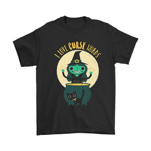 Witch I Love Curse Words Man's T-Shirt Tee