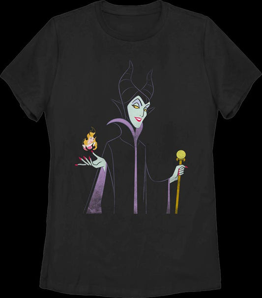 Womens Retro Maleficent Sleeping Beauty Shirt