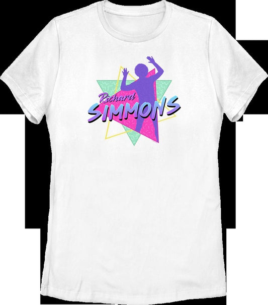 Womens Retro Silhouette Richard Simmons Shirt
