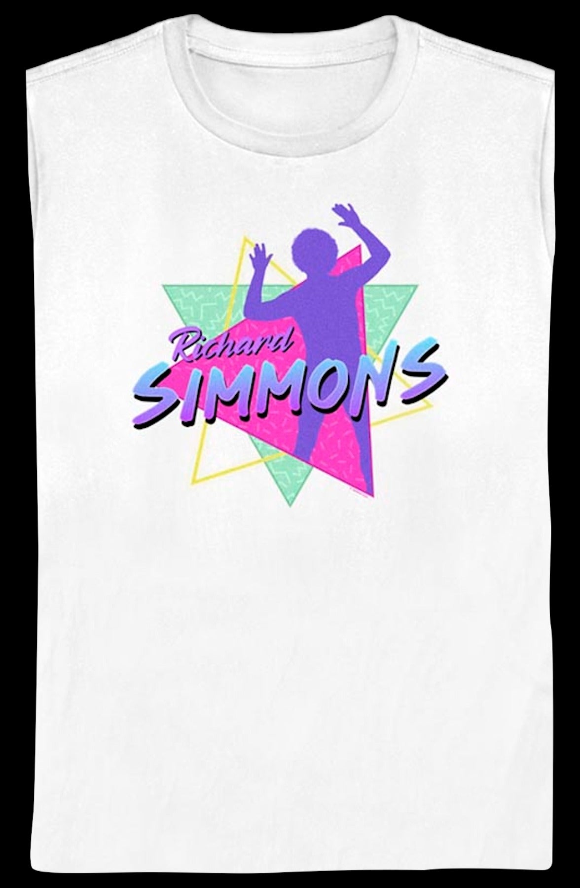Womens Retro Silhouette Richard Simmons Shirt