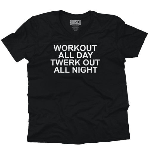 Workout Twerk Funny Training Party Man's T-Shirt Tee