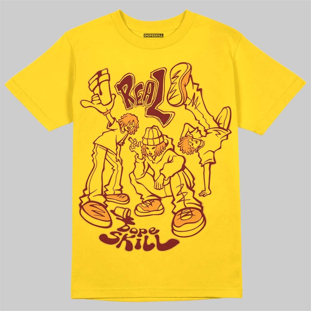 Yellow Collection DopeSkill Gold T-shirt Real Y2K Players Graphic