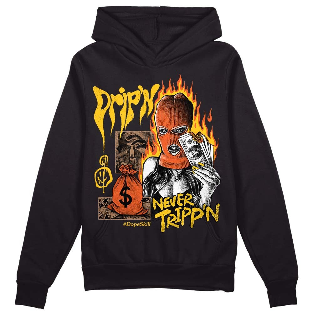 Yellow Collection DopeSkill Hoodie Sweatshirt Drip'n Never Tripp'n Graphic