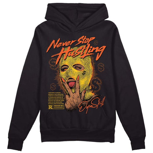 Yellow Collection DopeSkill Hoodie Sweatshirt Never Stop Hustling Graphic